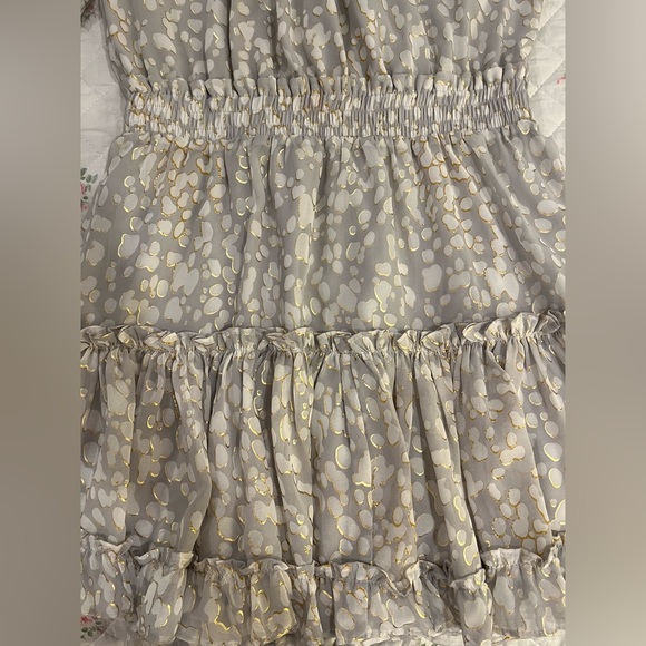 Buddy Love Zozo Dress Grey Gold size Small - Picture 6 of 10